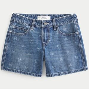 Hollister Blue Denim Baggy Shorts